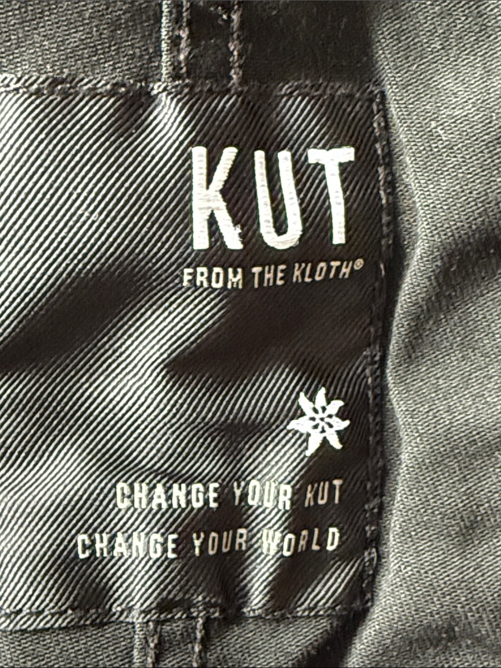 Kut from the Kloth Kara Black Faux Leather Jean Jacket S - Picture 7 of 8